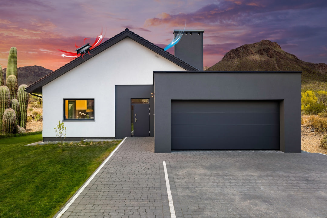 SOLAR POWER ATTIC ROOF VENTILATION FAN